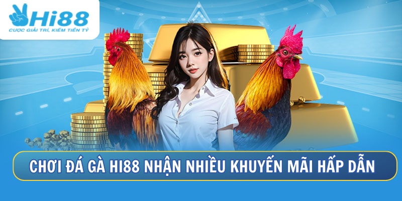 Nhận nhiều khuyến mãi quà tặng khi chơi đá gà
